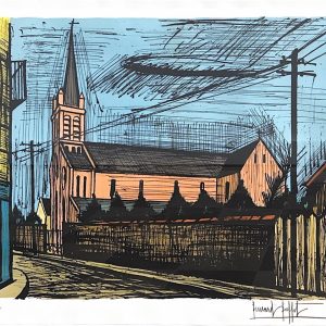 BERNARD BUFFET (1928-1999) Eglise d'Alfortville
