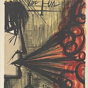 BERNARD BUFFET (1928-1999) - Homme qui crache du feu