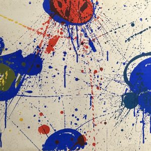 SAM FRANCIS (1923-1994) the Upper red. Lithographie