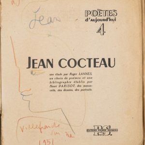 JEAN COCTEAU (1889-1963) - Dessin - Poète