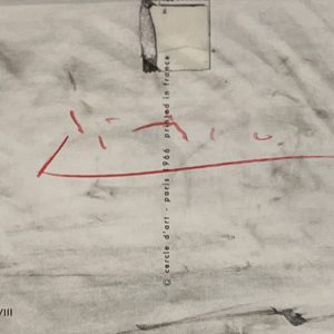 PABLO PICASSO (1881-1973) - Dédicace