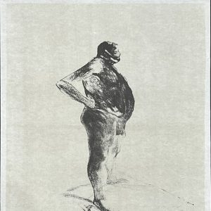 SAM SZAFRAN (1934-2019) - Homme debout - Pelure