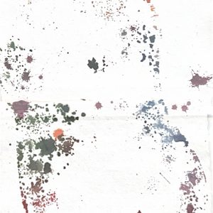 Claude Viallat (né en 1936) - Empreinte - Encres sur papier