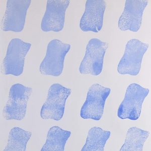 Claude Viallat (né en 1936) - Empreintes - Monotype à la gouache