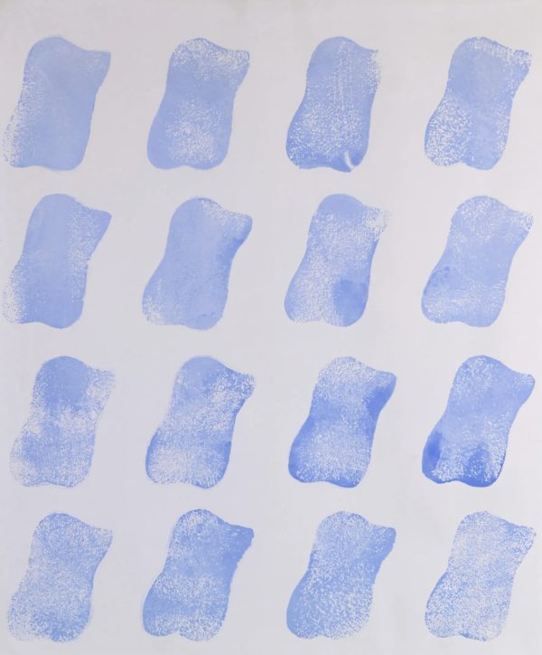 Claude Viallat (né en 1936) - Empreintes - Monotype à la gouache