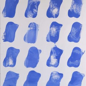 Claude Viallat (né en 1936) - Empreintes - Monotype à la gouache sur papier