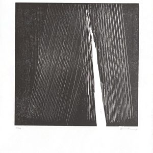 Hans Hartung (1904-1989) - H-18 - Bois gravé