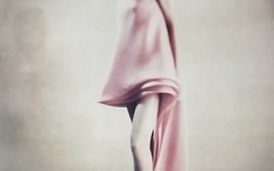 Karen Mulder pour Lanvin, Haute Couture saison printemps-été (Claude Montana), 1991.
