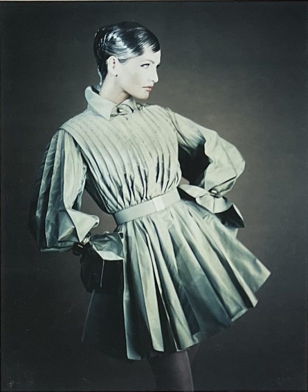Karen Mulder pour Lanvin, Haute Couture saison automne-hiver (Claude Montana), 1991.