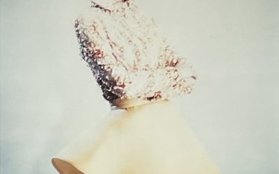 Karen Mulder pour Lanvin, Haute Couture saison printemps-été (Claude Montana), 1991