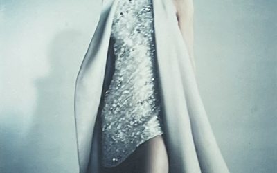 Karen Mulder pour Lanvin, Haute Couture saison automne-hiver (Claude Montana), 1991.