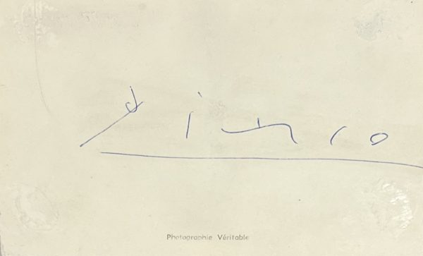 contemplant ses céramiques, Vallauris, 1947