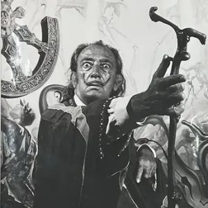 Salvador Dali au musée de Figueres, 1970