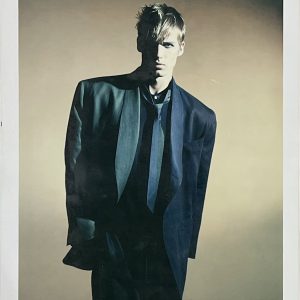 Modèle homme, pour Claude Montana, 1986.
