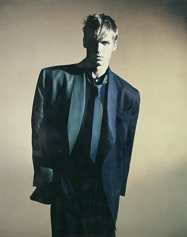 Modèle homme, pour Claude Montana, 1986.