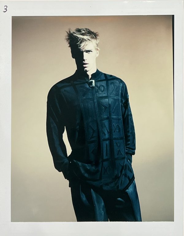 Modèle homme, pour Claude Montana, 1986.