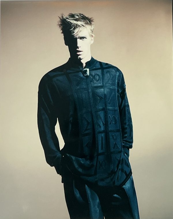 Modèle homme, pour Claude Montana, 1986.