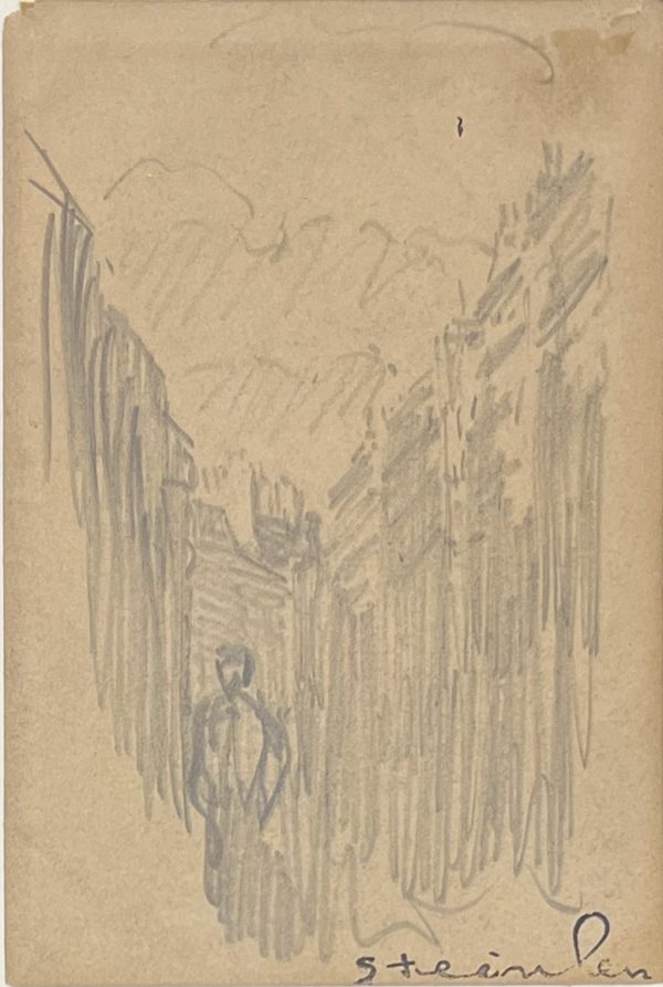 Vue de Paris animée par un personnage