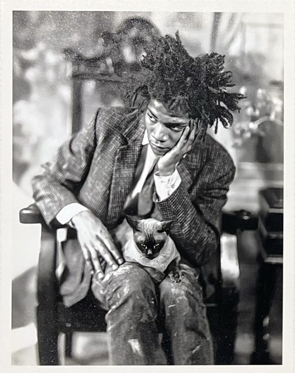Jean-Michel Basquiat et le chat