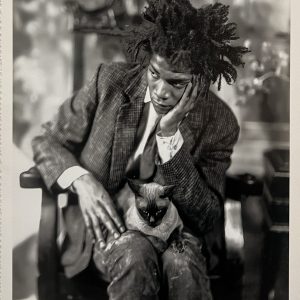 Jean-Michel Basquiat et le chat