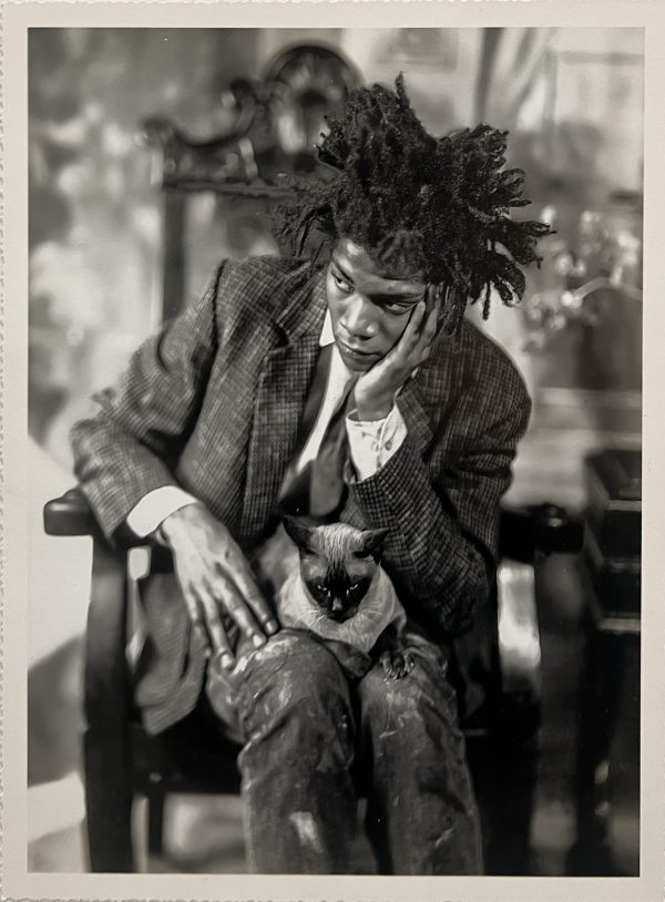 Jean-Michel Basquiat et le chat