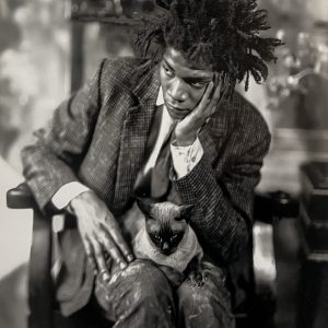Jean-Michel Basquiat et le chat