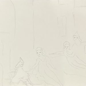 Étude préparatoire de jeunes femmes