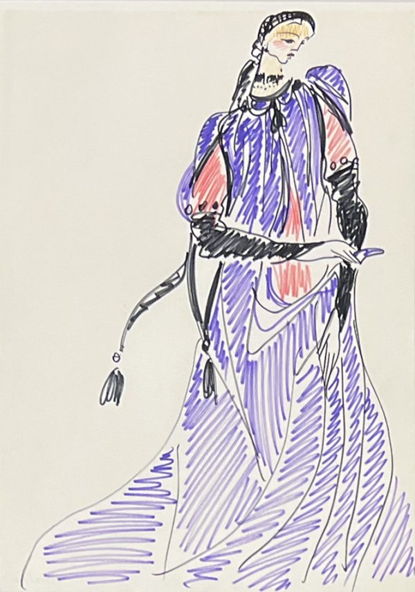 Edith de Berg, dans l’Aigle à deux têtes, 1978