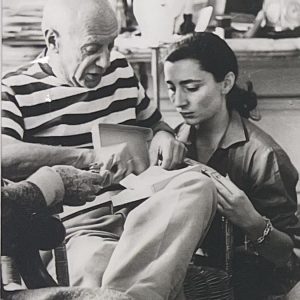 Picasso et Jacqueline, 1955