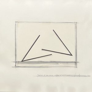 Position of two acute angles of 42,5° each, 1981.
