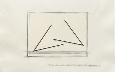 Position of two acute angles of 42,5° each, 1981.