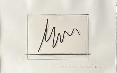 Position of an Undetermined Line, 1981.