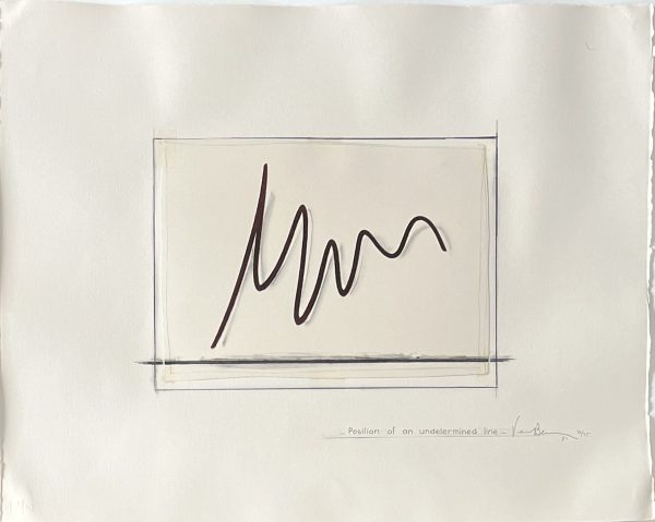 Position of an Undetermined Line, 1981.