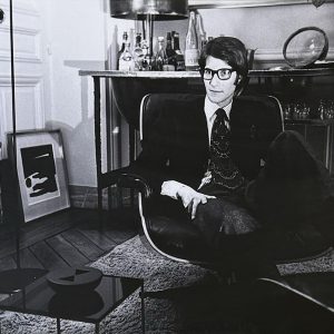 Yves Saint Laurent dans son intérieur, 1967.
