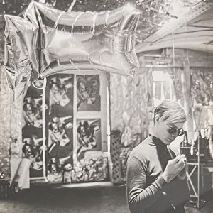 Warhol with 'Silver Clouds' in Factory, 1965-1967
