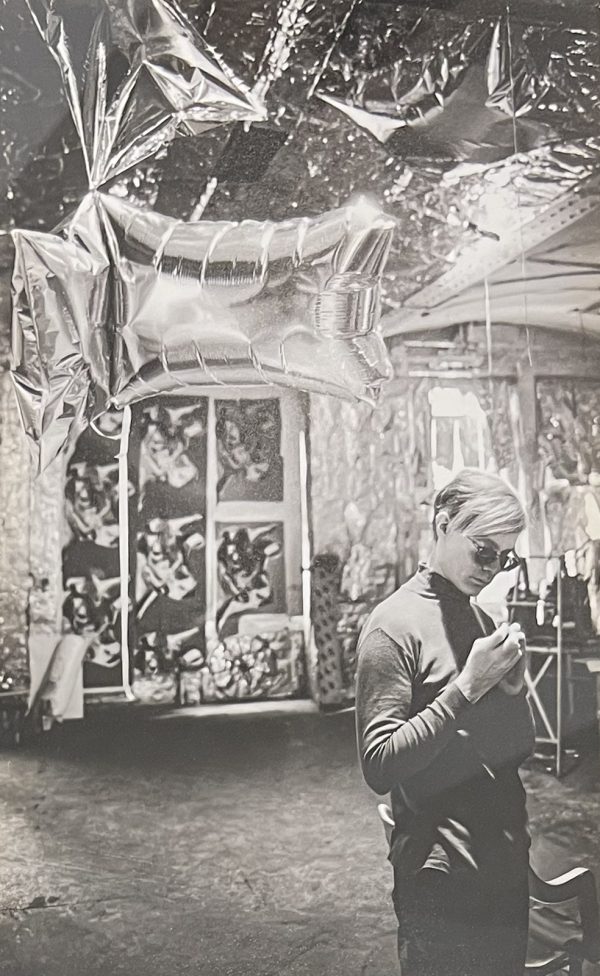 Warhol with 'Silver Clouds' in Factory, 1965-1967