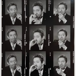 Michel ginies serge Gainsbourg épreuve argentique