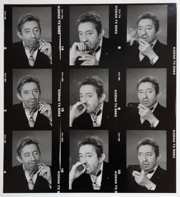 Michel ginies serge Gainsbourg épreuve argentique
