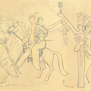 Lithographie Jean Cocteau