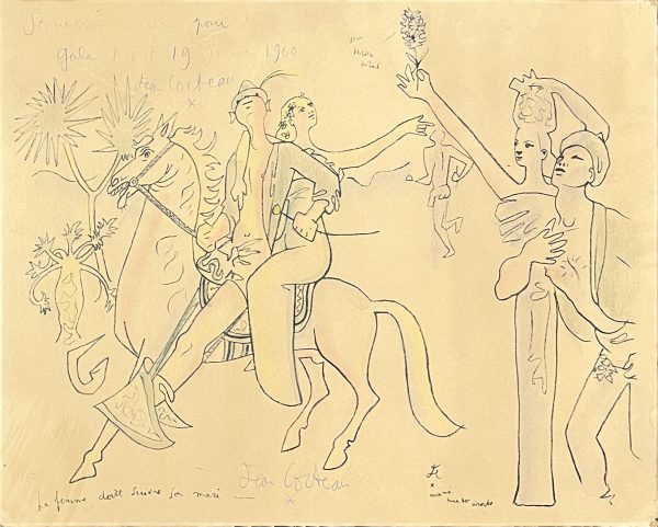 Lithographie Jean Cocteau