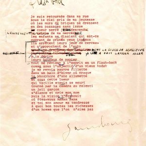 Texte complet de la chanson Flash-Back écrite pour Petula Clark, 1972