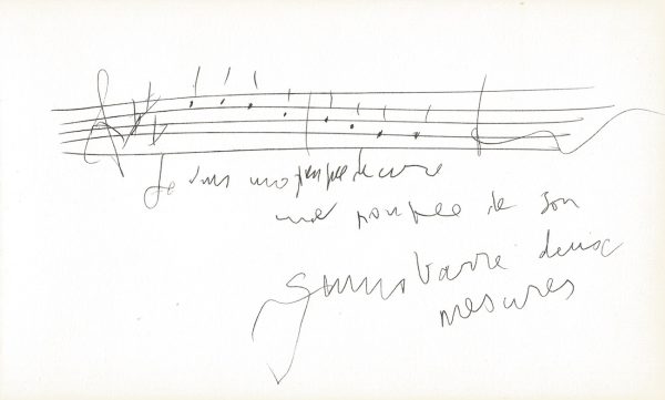 Portée musicale du thème Poupée de cire, Poupée de son