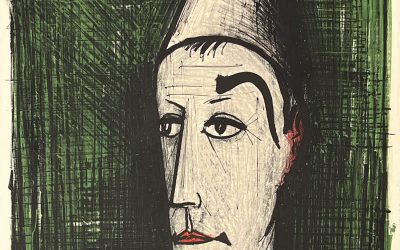 Clown au fond vert, circa 1960
