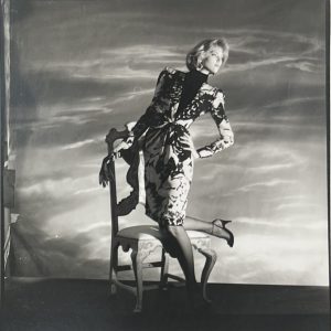 Epreuve argentique Horst P Horst Tatjana Patitz