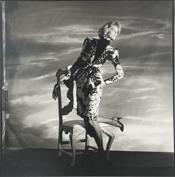 Epreuve argentique Horst P Horst Tatjana Patitz