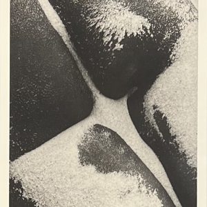 Lucien Clergue, nu sur la plage, épreuve argentique