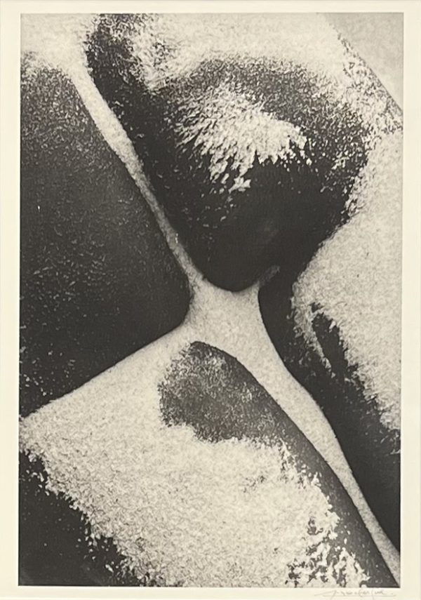 Lucien Clergue, nu sur la plage, épreuve argentique