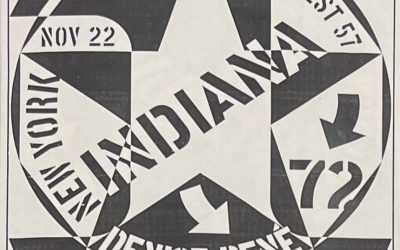 Affiche d&rsquo;exposition Galerie Denise René, New York, 1972