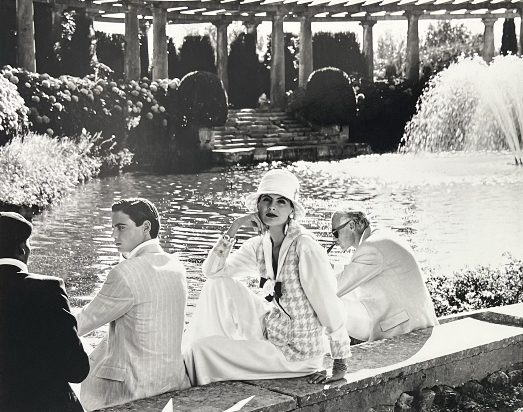 LAGERFELD pour Chanel, ines de la Fressange, épreuve argentique