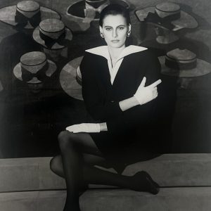Lagerfeld ines de la fressange Chanel épreuve argentique